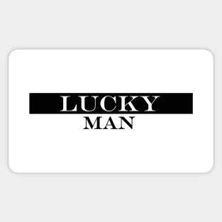 lucky man 1 Sticker